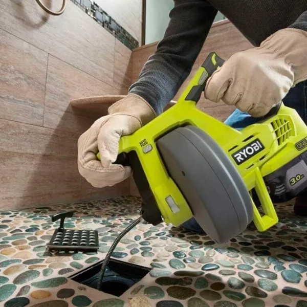 Устройство для прочистки канализации Ryobi R18DA-0 Зеленый / Пластик photo 4