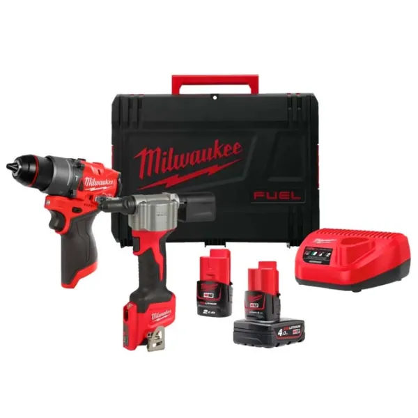 Set de instrumente Milwaukee M12FPP2D2-422X 12 V / 2 photo 1