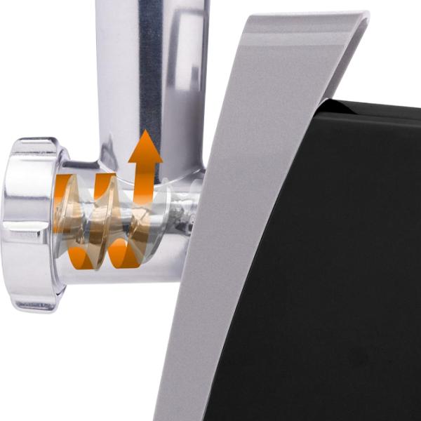 Mașină de tocat carne Gorenje MG1601SB 1600 W / 2.2 kg/min / Black photo 5
