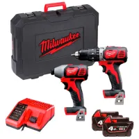 Set de instrumente Milwaukee M18BPP2C-402C 18 V / 2