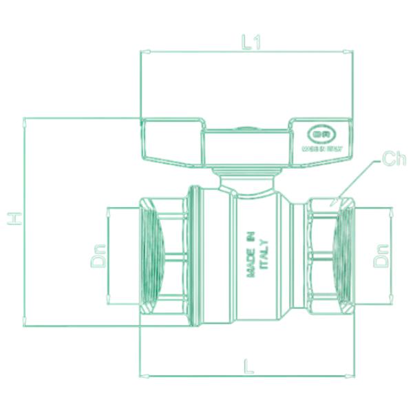 Robinet Officine Rigamonti 1110.025 F / F  photo 2
