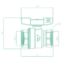 Robinet Officine Rigamonti 1110.025 F / F photo 2