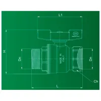 Robinet Officine Rigamonti 1115.025 F / M photo 3
