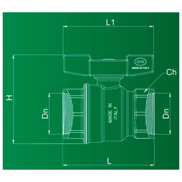 Robinet Officine Rigamonti 1110.020 F / F  photo 3