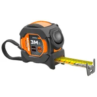 Рулетка Hoegert 500453 3 м / Оранжевый