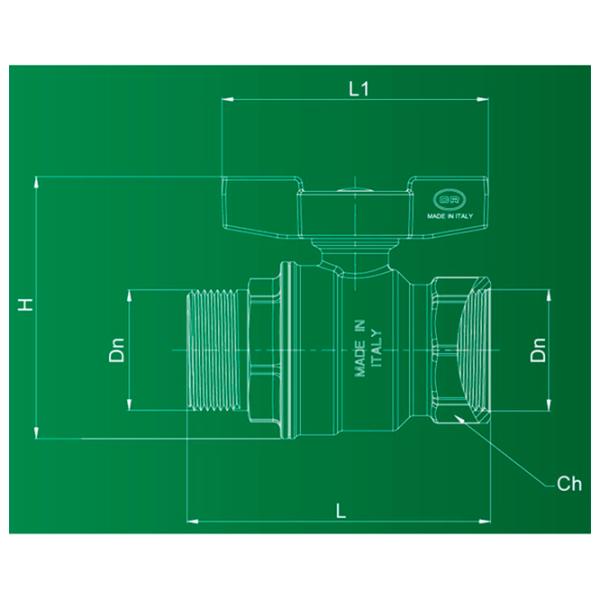 Robinet Officine Rigamonti 1115.020 F / M  photo 3 Robinet Officine Rigamonti 1115.020 F / M  photo 3