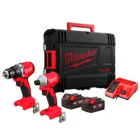 Set de instrumente Milwaukee M18BLCPP2B-402C 18 V / 2