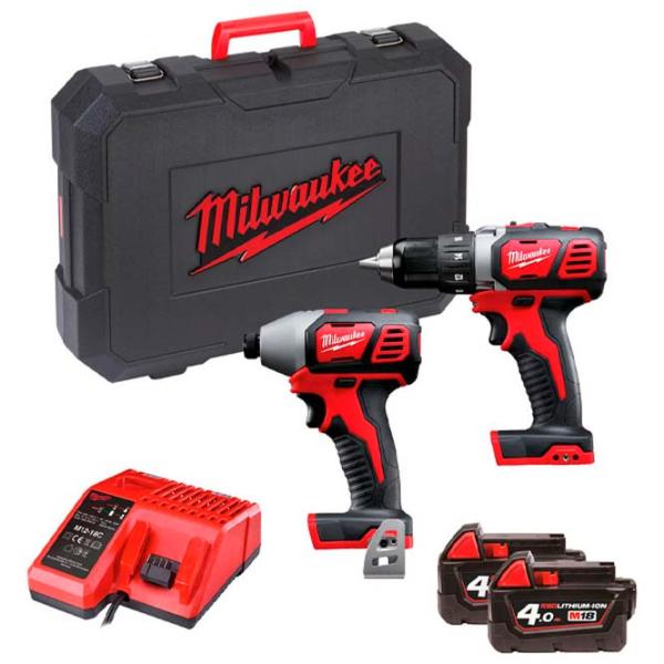 Набoр инструментов Milwaukee M18BPP2D-402C 18 V / 2 photo 1