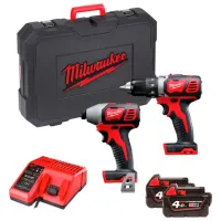 Set de instrumente Milwaukee M18BPP2D-402C 18 V / 2