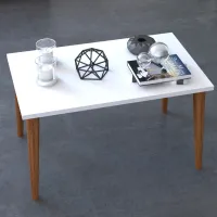 Măsuță de cafea Remaks Retro Coffee Table 00942536 White photo 3