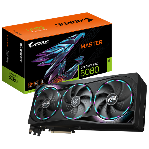 Placă video Gigabyte GeForce RTX 5080 Aorus Master PCI Express x16 5.0 / 16 GB photo 10