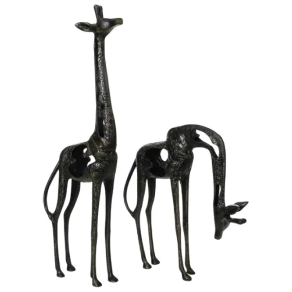 Декоративный предмет Dizayno Home Giraffe Antik Металл photo 1