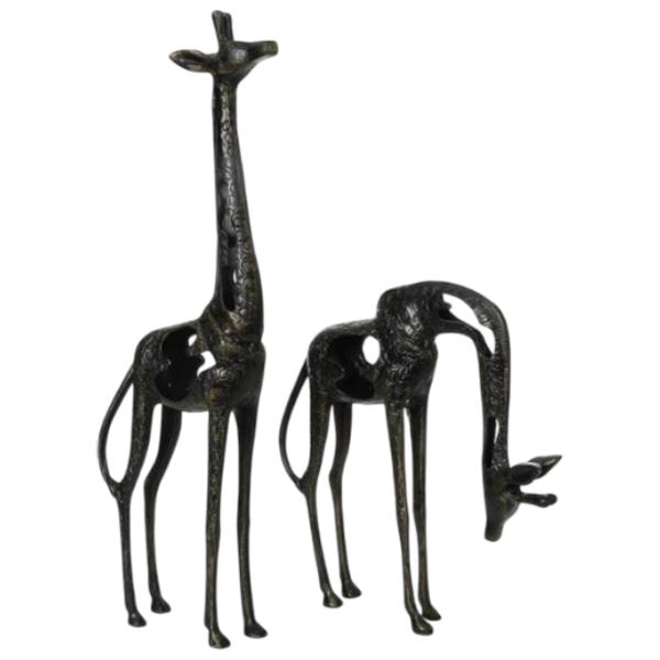 Декоративный предмет Dizayno Home Giraffe Antik Металл photo 1
