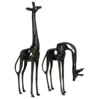 Декоративный предмет Dizayno Home Giraffe Antik Металл