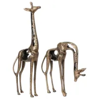Декоративный предмет Dizayno Home Giraffe Antik Металл
