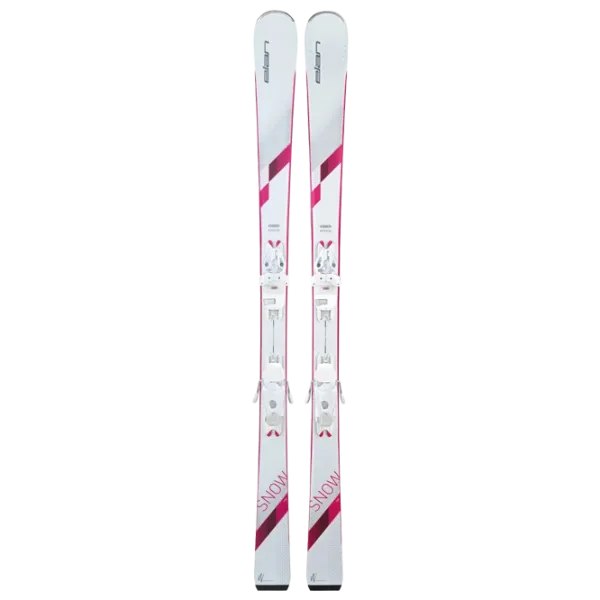 Schiuri pentru femei Elan Snow LS EL 7.5 White / 146 cm photo 1