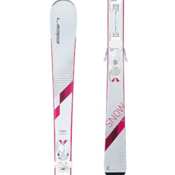 Schiuri pentru femei Elan Snow LS EL 7.5 White / 146 cm photo 2