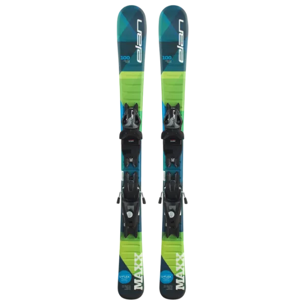Schiuri pentru copii Elan Maxx QS EL 7.5 Green / 150 cm photo 1