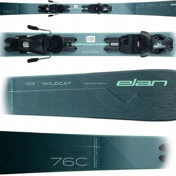 Schiuri unisex Elan Wildcat 76 C LS EL 9.0 GW Blue / 158 cm photo 2