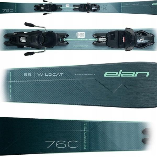 Schiuri unisex Elan Wildcat 76 C LS EL 9.0 GW Blue / 158 cm photo 2