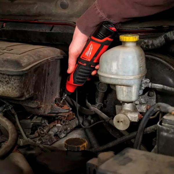 Polizor Milwaukee C12RT-0 M12 Drept / / Red photo 5