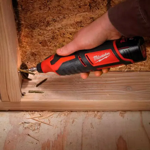 Polizor Milwaukee C12RT-0 M12 Drept / / Red photo 6