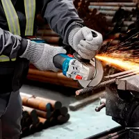 Шлифовальная машина Bosch GWS 18V-8 Угловая / 1500 Вт / Синий photo 5