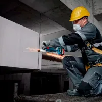 Шлифовальная машина Bosch GWS 18V-8 Угловая / 1500 Вт / Синий photo 8
