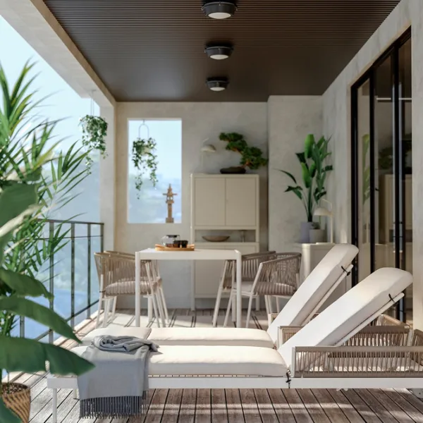 Шезлонг Ikea Segeron Сталь / / Белый Beige photo 4