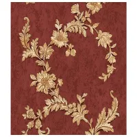 Tapete Parato Desideria Bordo / Floristică