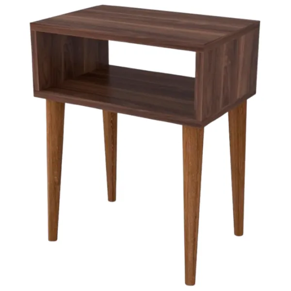 Noptiere Remaks Retro Nightstand 60 x 45 x 30 / PAL / Walnut photo 1