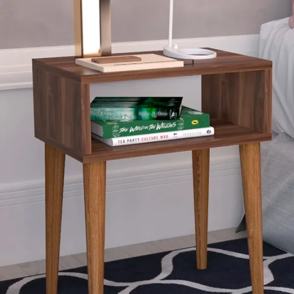 Noptiere Remaks Retro Nightstand 60 x 45 x 30 / PAL / Walnut photo 2