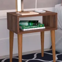 Тумбочки Remaks Retro Nightstand 60 x 45 x 30см / ЛДСП / Oреховый photo 2