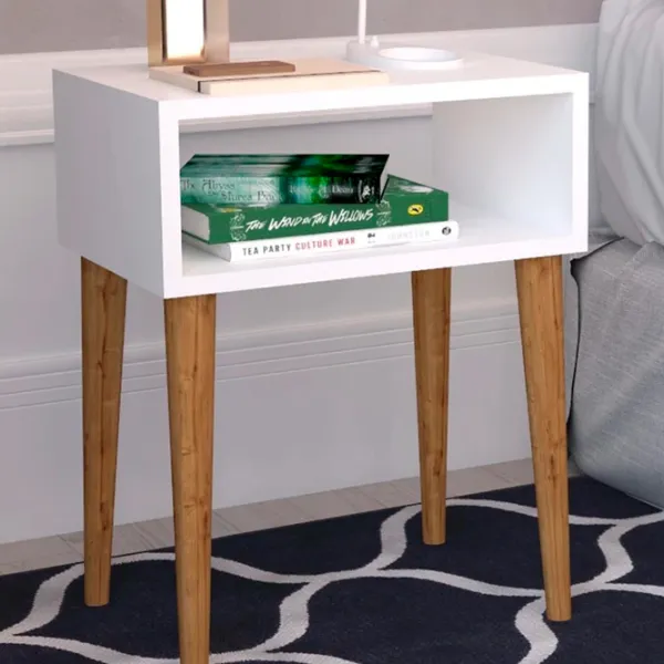 Noptiere Remaks Retro Nightstand 60 x 45 x 30 / PAL / Brown photo 2