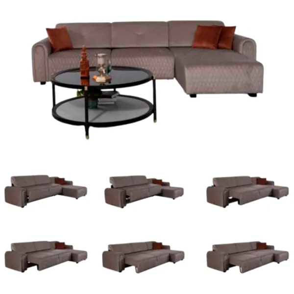 Canapea de colț Lenova Cooper (083084) Sofa / Brown photo 3