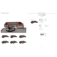 Canapea de colț Lenova Cooper (083084) Sofa / Brown photo 4