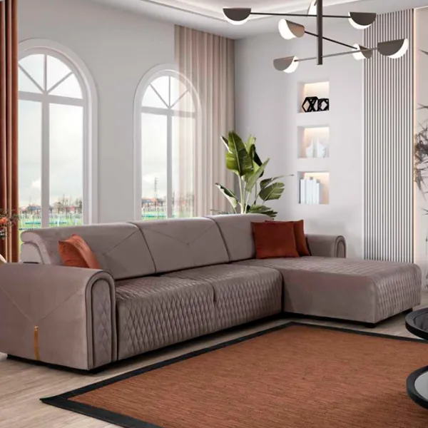 Canapea de colț Lenova Cooper (083084) Sofa / Brown photo 5