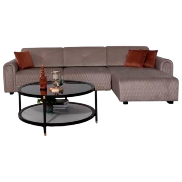 Canapea de colț Lenova Cooper (083084) Sofa / Brown photo 6