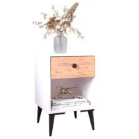 Noptiere Remaks Zambak 1 C 67.5 x 43 x 43 / PAL / White