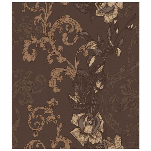 Обои Parato Pandora Тёмно-коричневый / Флористика photo 1