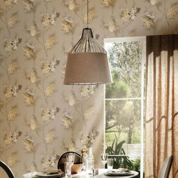 Tapete Parato Chic Taupe / Floristică photo 2