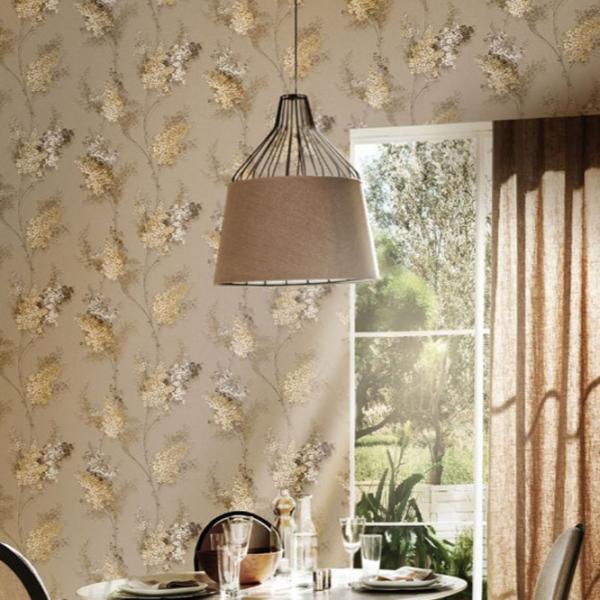 Tapete Parato Chic Taupe / Floristică photo 2
