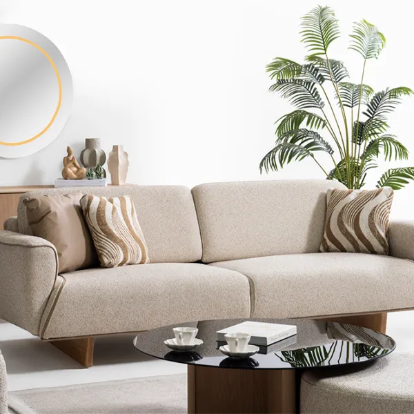 Canapea GUVEN Collection Laros (085695) Stofă / Gray photo 5