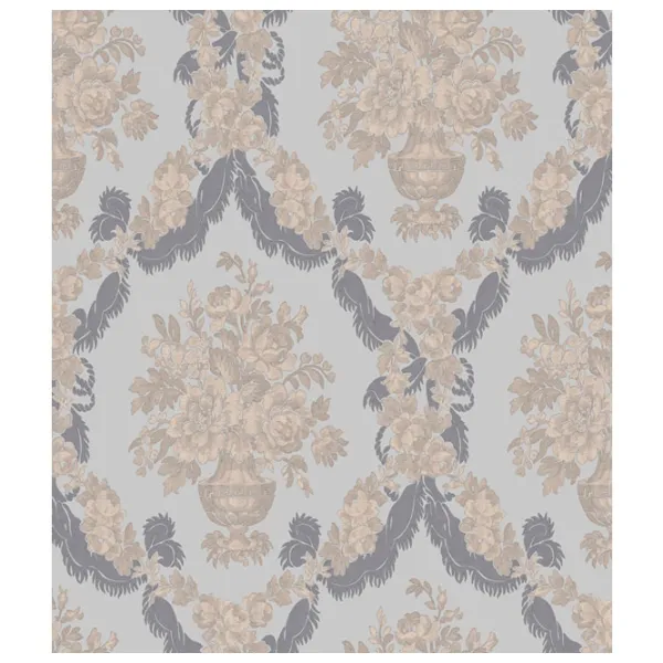 Обои Parato Carlotta Grey / Вензель photo 1