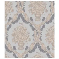 Обои Parato Carlotta Grey / Вензель