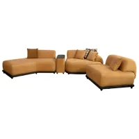 Угловой диван Woox Home Bonn (085625) Ткань / Коричневый photo 2