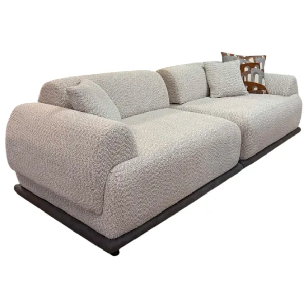 Canapea Woox Home Bonn (085627) Stofă / Gray photo 1