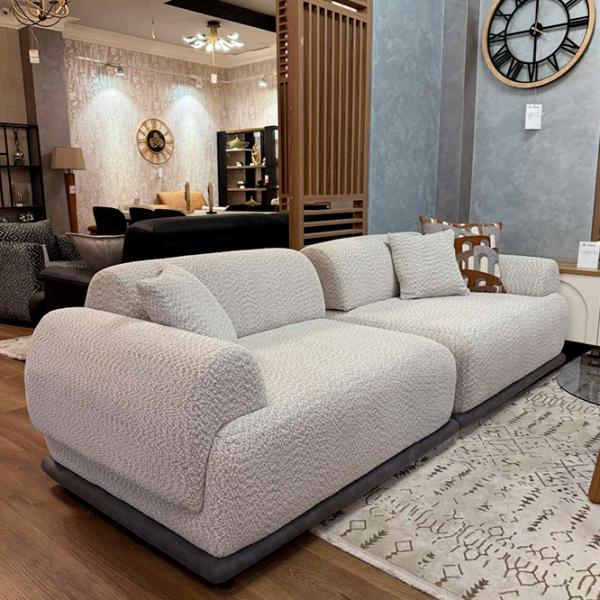 Canapea Woox Home Bonn (085627) Stofă / Gray photo 3