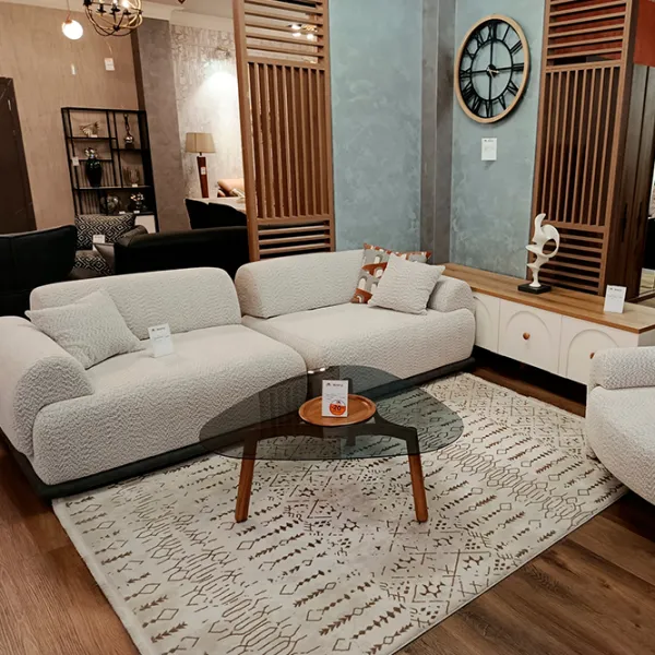 Canapea Woox Home Bonn (085627) Stofă / Gray photo 4