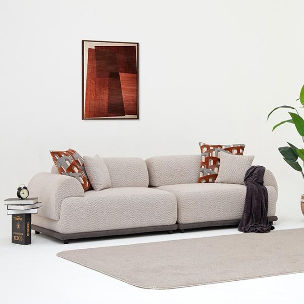 Canapea Woox Home Bonn (085627) Stofă / Gray photo 5